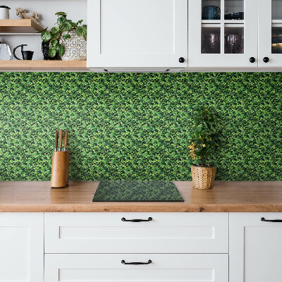 Vinyl tiles wall Green lettuce leaves