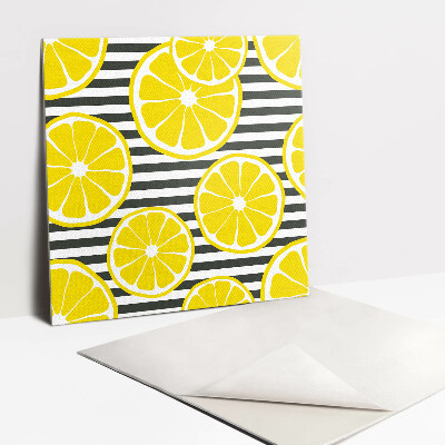 Pvc wall panels Cartoon lemon slices