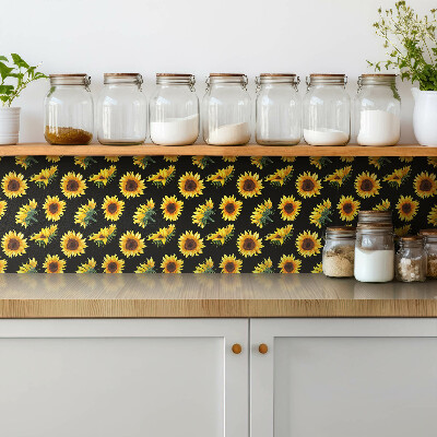 Vinyl flooring tiles Sunflowers