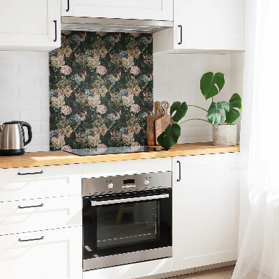 Vinyl flooring tiles Colorful flowers