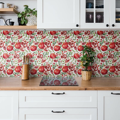 Vinyl tiles wall Pomegranate fruit