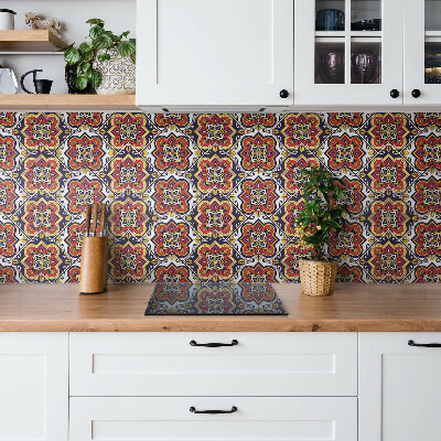 Pvc wall panels Portuguese tile motif