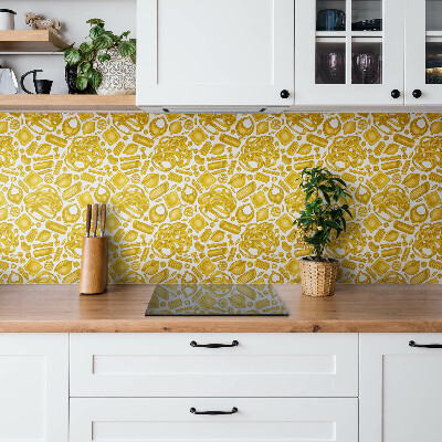 Vinyl tiles wall Cartoon noodles