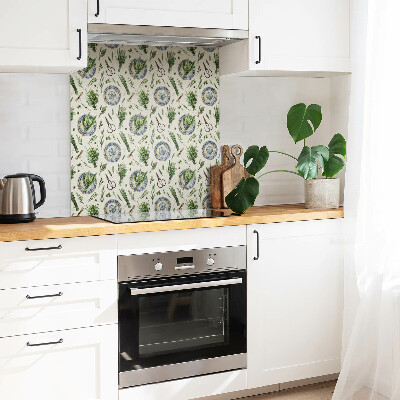 Vinyl flooring tiles Bouquets of herbs and grass