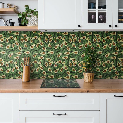 Vinyl tiles wall Green avocado