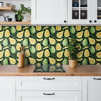 Vinyl tiles wall An avocado