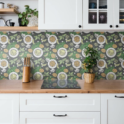 Self adhesive vinyl tiles Coffee and tea