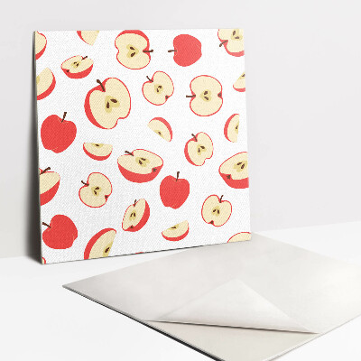 Vinyl tiles wall Cartoon apples