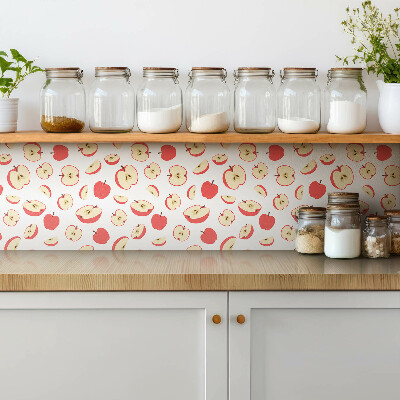 Vinyl tiles wall Cartoon apples