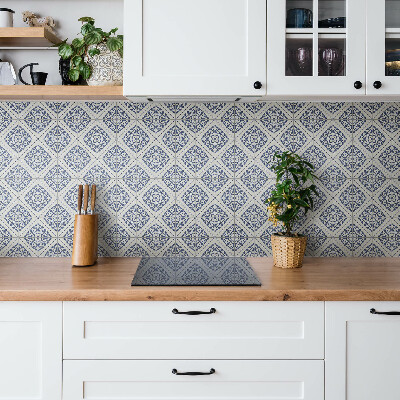 Vinyl tiles Portuguese blue tiles