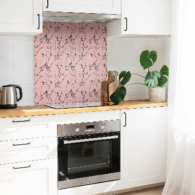 Vinyl tiles wall Cartoon pink marble