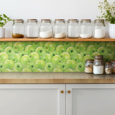 Pvc wall panels Green apples