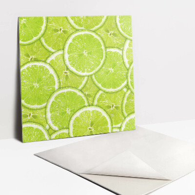 Pvc panels Green lime slices