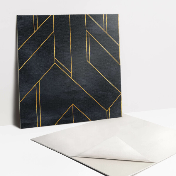 Self adhesive vinyl tiles Abstract lines