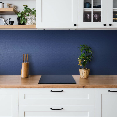 Vinyl tiles wall Navy blue