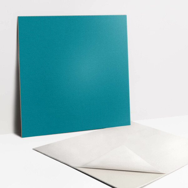 Self adhesive vinyl tiles Turquoise