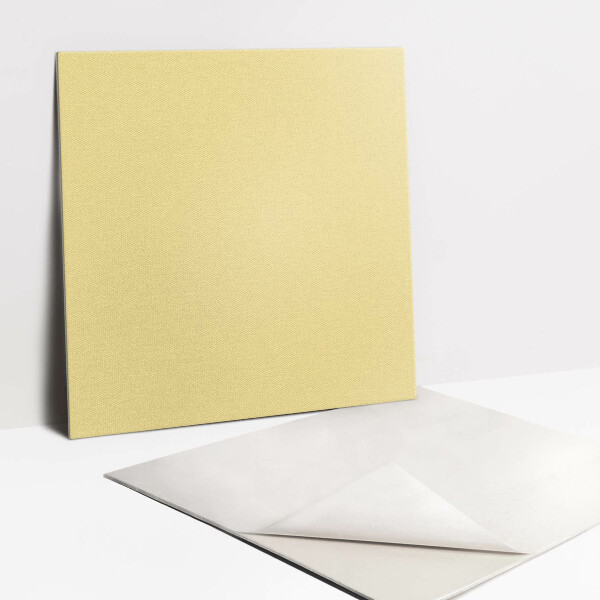 Self adhesive vinyl floor tiles Yellow