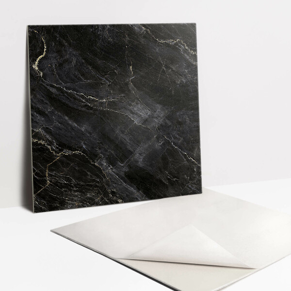 Vinyl tiles wall Dark marble