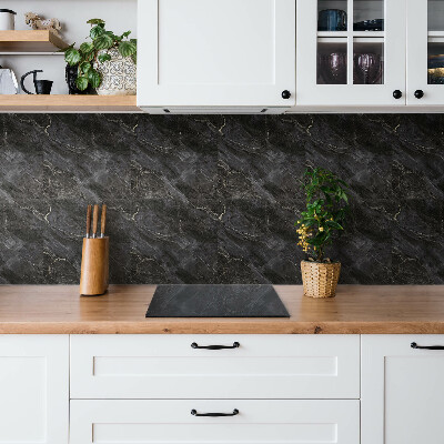 Vinyl tiles wall Dark marble