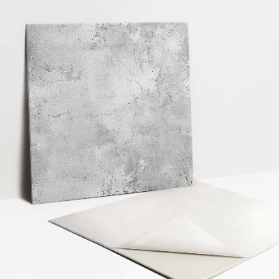 Self adhesive vinyl tiles Cracked concrete texture