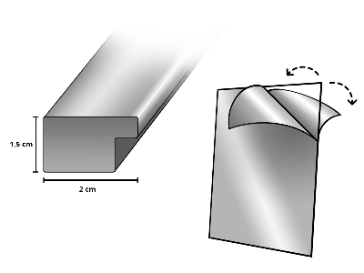 White Hanging Photo Frame 28x39 inch (70x100 cm)