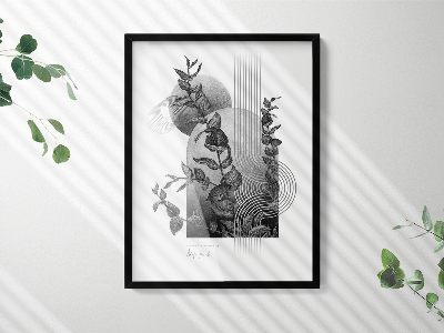 Black Photo Frame For Wall 24x32 inch (60x80 cm)