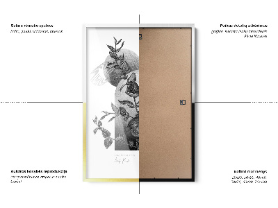 Silver Hanging Picture Frame 28x39 inch (70x100 cm)