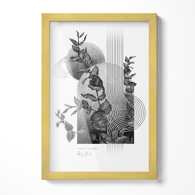 Gold Hanging Picture Frame 8x12 inch (20x30 cm)