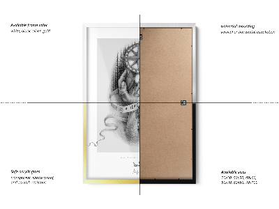 Gold Hanging Frame 16x24 inch (40x60 cm)