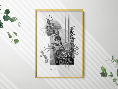 Gold Photo Frame For Wall 28x39 inch (70x100 cm)