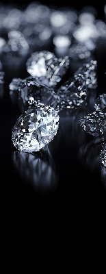 Fabric roller blind Diamonds and sparkle