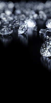 Fabric roller blind Diamonds and sparkle