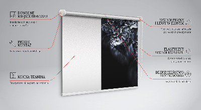 Fabric roller blind Diamonds and sparkle