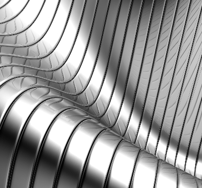 Modern roller blind Metallic abstraction
