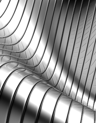 Modern roller blind Metallic abstraction