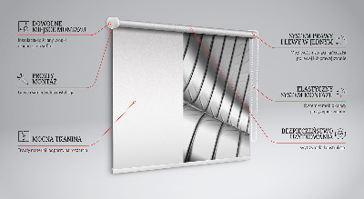 Modern roller blind Metallic abstraction