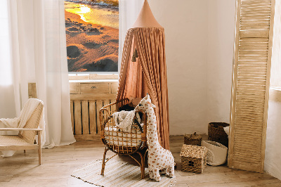Roller blind for large window Sunset and colors