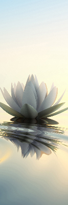 Fabric roller blind Water lilies