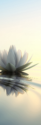 Fabric roller blind Water lilies