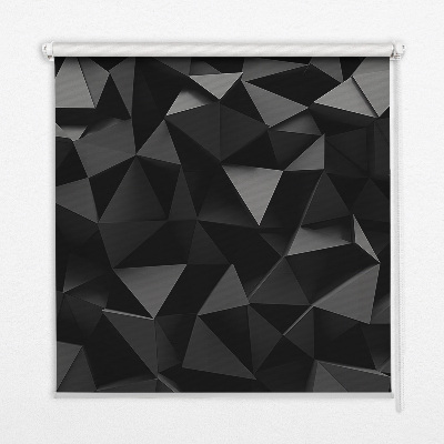 Modern roller blind Black origami