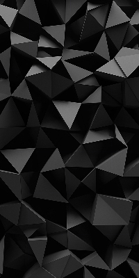 Modern roller blind Black origami