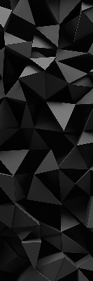 Modern roller blind Black origami