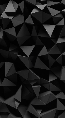 Modern roller blind Black origami