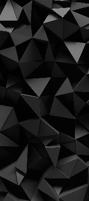 Modern roller blind Black origami