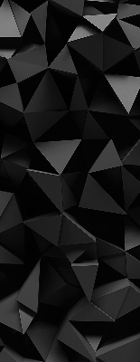 Modern roller blind Black origami