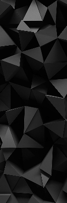 Modern roller blind Black origami