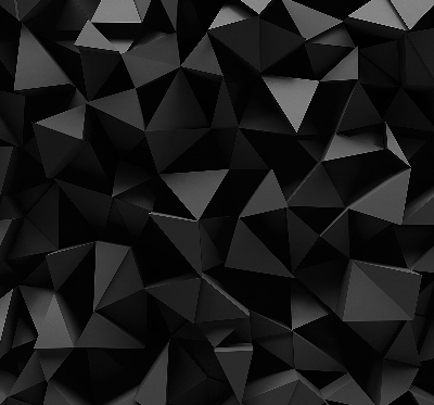 Modern roller blind Black origami