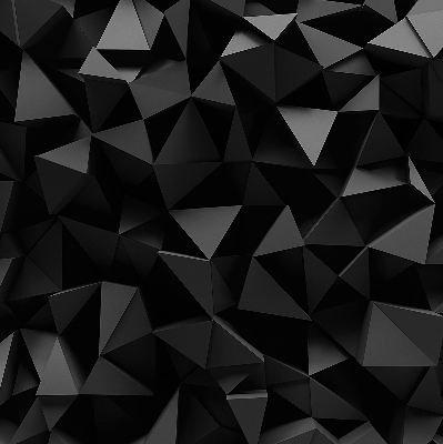 Modern roller blind Black origami