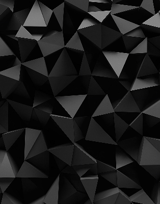 Modern roller blind Black origami