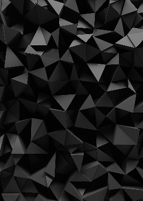 Modern roller blind Black origami